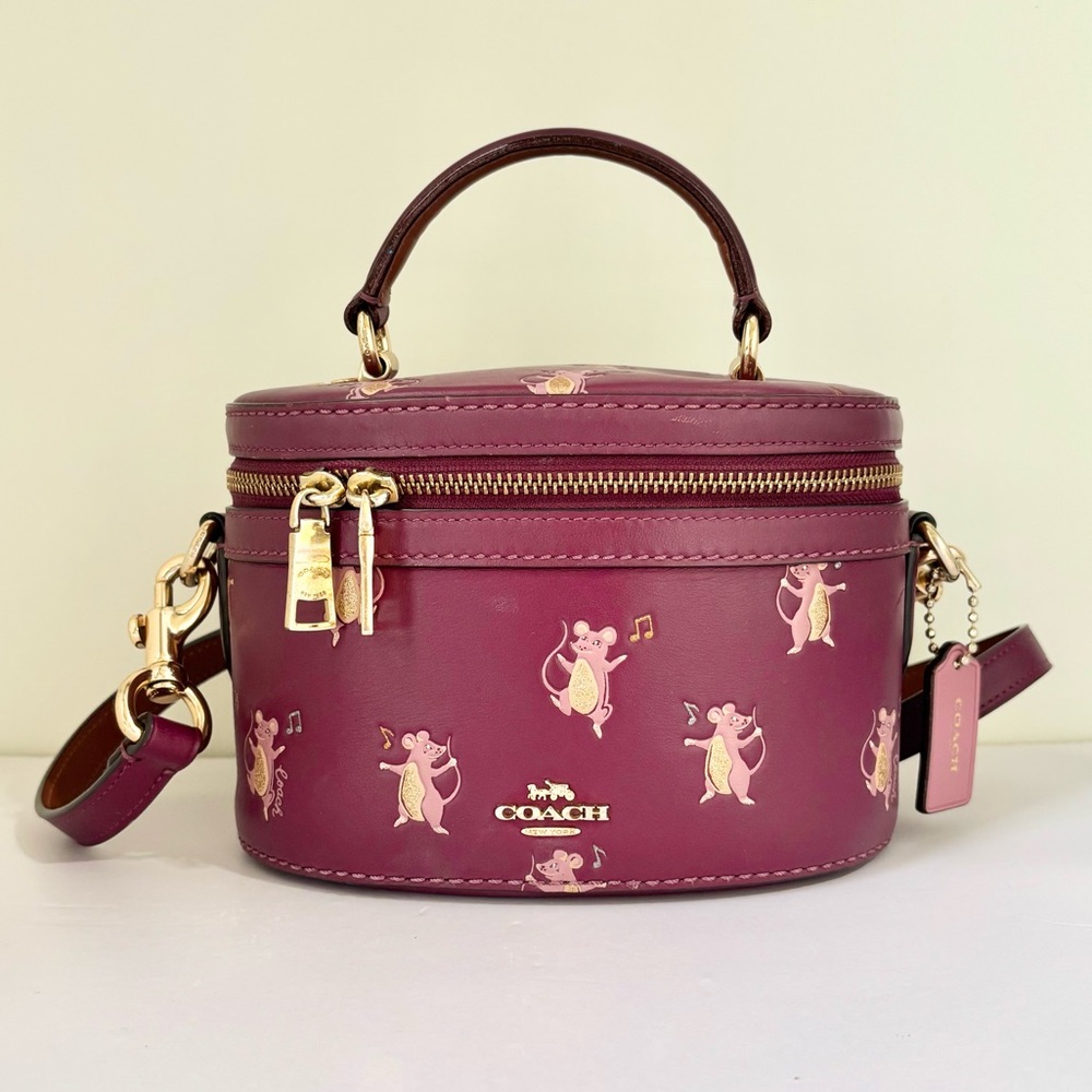 COACH Trail Bag With Party Mouse Print
